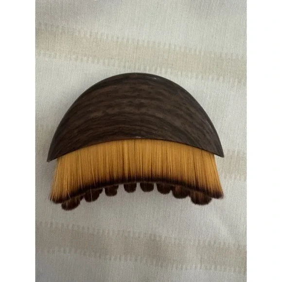 Wood Lymphatic Contour Face Brush, Dry Brushing Face Brush Lymphatic Massage - Picture 1 of 3